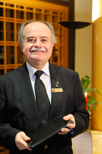 Maitre d'Hotel Ennio Stocco